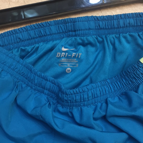 Nike Dri Fit running shorts Blue and Purple Medium - Picture 4 of 4